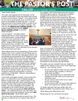 January 18, 2026 - Called to Our Catholic School